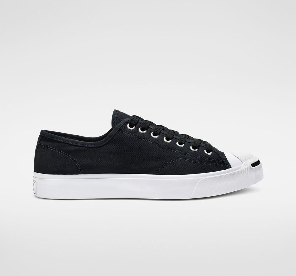 Dámské Nízké Converse Jack Purcell Platene Unisex Černé Bílé Černé | 042769EVU