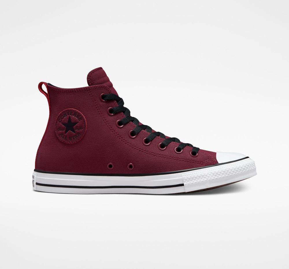 Pánské Vysoké Converse Chuck Taylor All Star Tectuff Unisex Vínové Tmavě Bílé Černé | 512360SFE